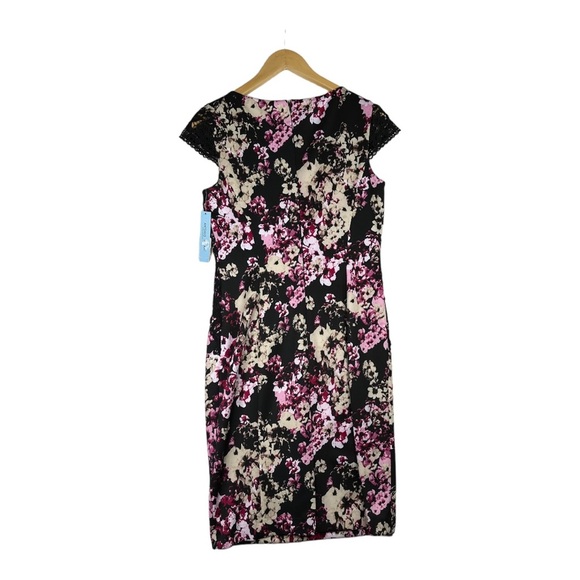 Antonio Melani Women's Dress Multicolor Sheath Lace Floral Size 6 NWT - Picture 2 of 6